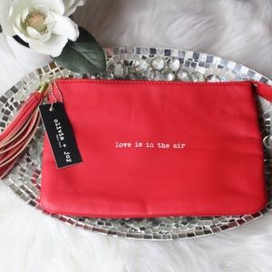 olivia+joy red handbag